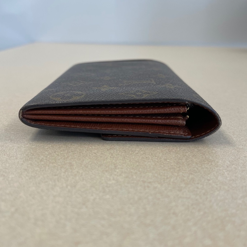 LOUIS VUITTON Monogram Pochette Porte-Monnaie Long Wallet M61725 Brown- Preowned - Picture 4 of 16